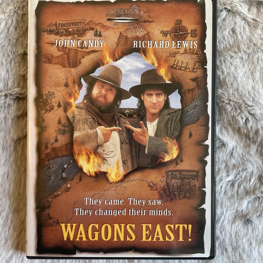 Wagons East DVD, John Candy, Richard Lewis, Western Comedy, Full Screen